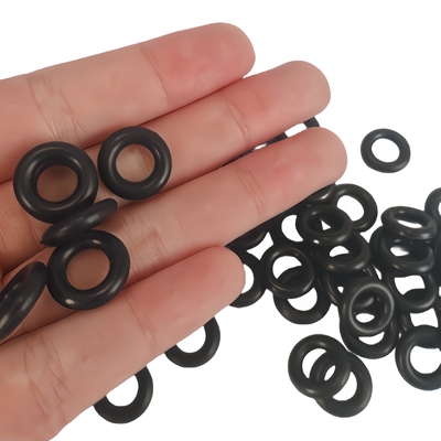 Sello de tubería de aceite NBR FKM HNBR EPDM caucho negro pequeño O anillo Sello acepta personalizado