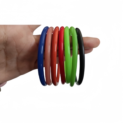 Grado alimenticio silicona de todos los tamaños y colores disponible resistencia al agua anillo de sello de goma de silicona amigable para la piel