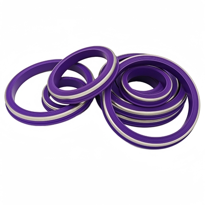 Sello de unión de martillo de NBR HNBR FKM PTFE resistente al aceite y al calor y a los químicos con respaldo de acero inoxidable