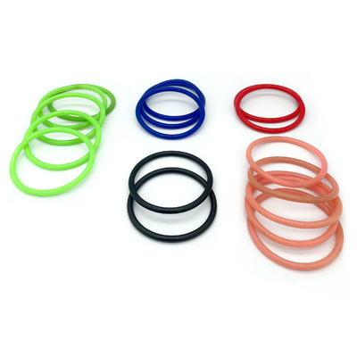 Anillos coloridos de caucho de silicona con servicio de procesamiento de moldeo