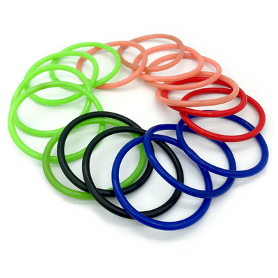 Sello resistente al desgaste Varios colores Rojo Azul Verde Elastico No tóxico Y amigable con el medio ambiente Anillos de silicona