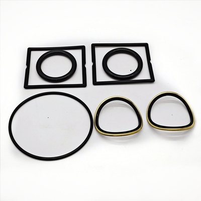 Servicio estándar MSI Negro Buna HSN FKM Kit de sellado de válvula de enchufe con inserciones de latón