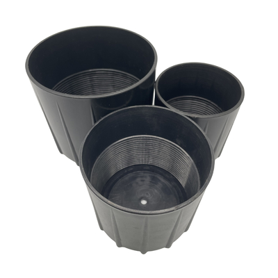 Protector de hilo de plástico de alta durabilidad negro para tuberías de aceite