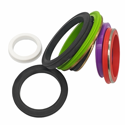 Rango de temperatura de -200C a 200C Anillos de sello Weco hechos de NBR HNBR FKM PTFE