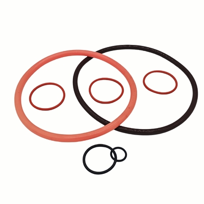 Servicio de procesamiento Anillos de silicona de caucho O con logotipo personalizado para la industria de la salud