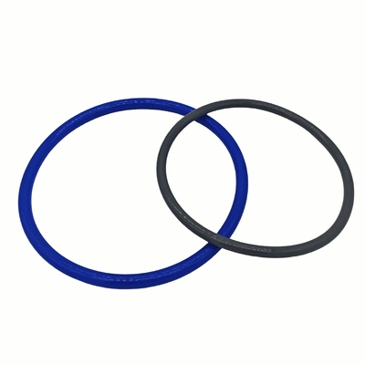 O anillos hechos de diferentes materiales y formas de caucho
