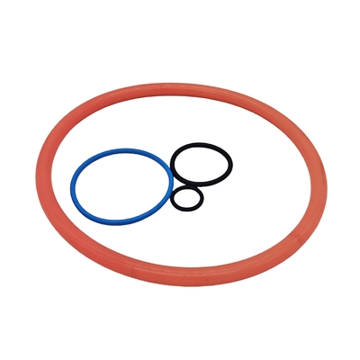 Servicio de procesamiento Anillos de silicona de caucho O con logotipo personalizado para la industria de la salud