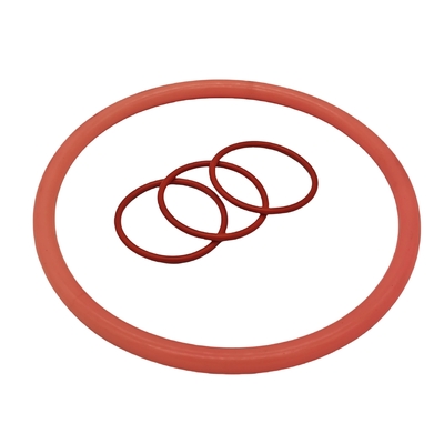 Servicio de procesamiento Anillos de silicona de caucho O con logotipo personalizado para la industria de la salud