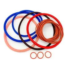 Anillos para aplicaciones de temperatura con junta de cilindro de silicona personalizada