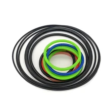 Anillos O de silicona verde personalizados con resistencia a la tracción de 500 PSI