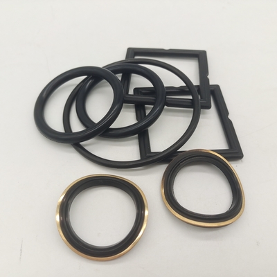 3" de plumaje negro de válvula de elastómero de sello blando con latón