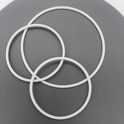 Anillos de caucho plano PTFE resistente a sustancias químicas Tamaño / color / dureza personalizados