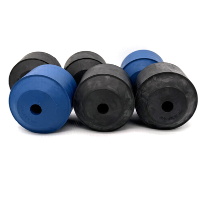 De 40 a 60 Shore A 3/8" a 5/8" H caucho para ahorro de aceite negro y azul