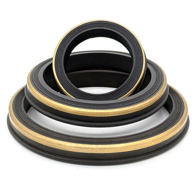 Sello de unión de martillo de nitrilo (NBR) con anillo de respaldo de latón para aplicaciones de alta presión de 10,000 PSI a 15,000 PSI