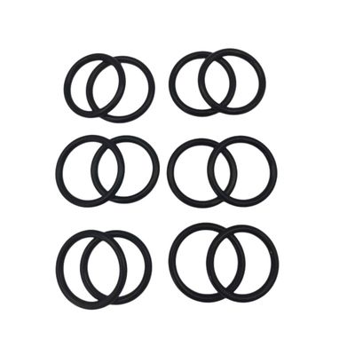 Sello de anillo de caucho negro con dureza y tamaños diferentes para la industria del petróleo y el gas