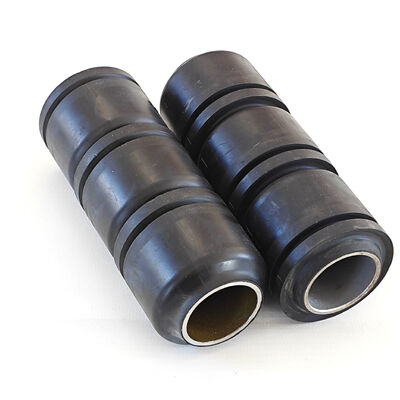 Copas de goma tipo TA para operaciones petroleras con presiones de hasta 10,000 PSI, materiales de nitrilo (NBR), HNBR, FKM y dureza de 70 - 90 Shore A