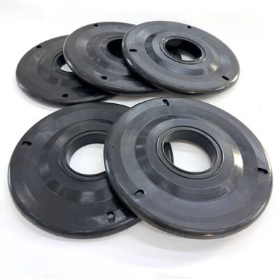 Limpiador de tuberías planas de 9 pulgadas de diámetro exterior con identificación personalizable y elastómero resistente al aceite para limpieza de tuberías de perforación