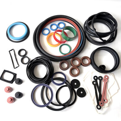 Partes de sellado de elastómeros personalizadas con dureza de 50-90 Shore A en NBR EPDM FKM HNBR para aplicaciones OEM / ODM