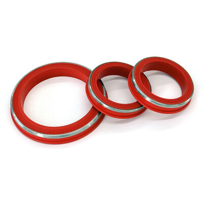 Sellos de unión de martillo estilo labio de FKM resistentes a la temperatura con anillo de acero inoxidable diseñados para entornos de H2S y CO2