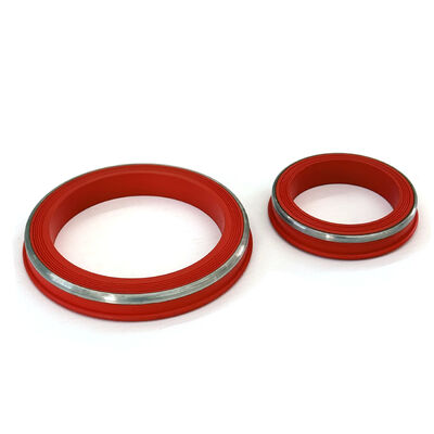 Sellos de unión de martillo estilo labio de FKM resistentes a la temperatura con anillo de acero inoxidable diseñados para entornos de H2S y CO2