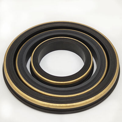 NBR 80 Sello de unión de martillo con anillo de soporte de latón 2", 3", 4" Tamaños para la figura 1502 Sellos de caucho de alta presión de campo petrolero para sistemas múltiple