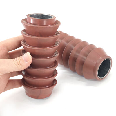 2 1/2 pulgadas H2S Resistente SV estilo Swab Copa con caucho + núcleo de metal para pozos de gas agrio