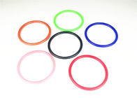 Anillos de cierre brillantes de la goma de silicona del color/junta del anillo de goma antienvejecedora