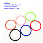 Sellos de goma coloreados artículo 40 formados redondos de los anillos o - 90 apuntalan una dureza