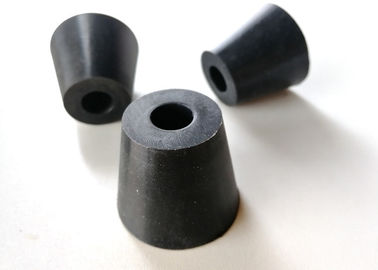 Tapones de goma de silicona de un agujero de grado de laboratorio para botellas, tubos de ensayo y frascos de química