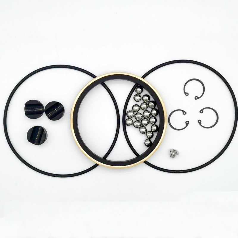 4" 15k TSI Kit de reparación de articulaciones giratorias con conector de bolas de latón anillo de goma juntas de 3/8" bolas de acero