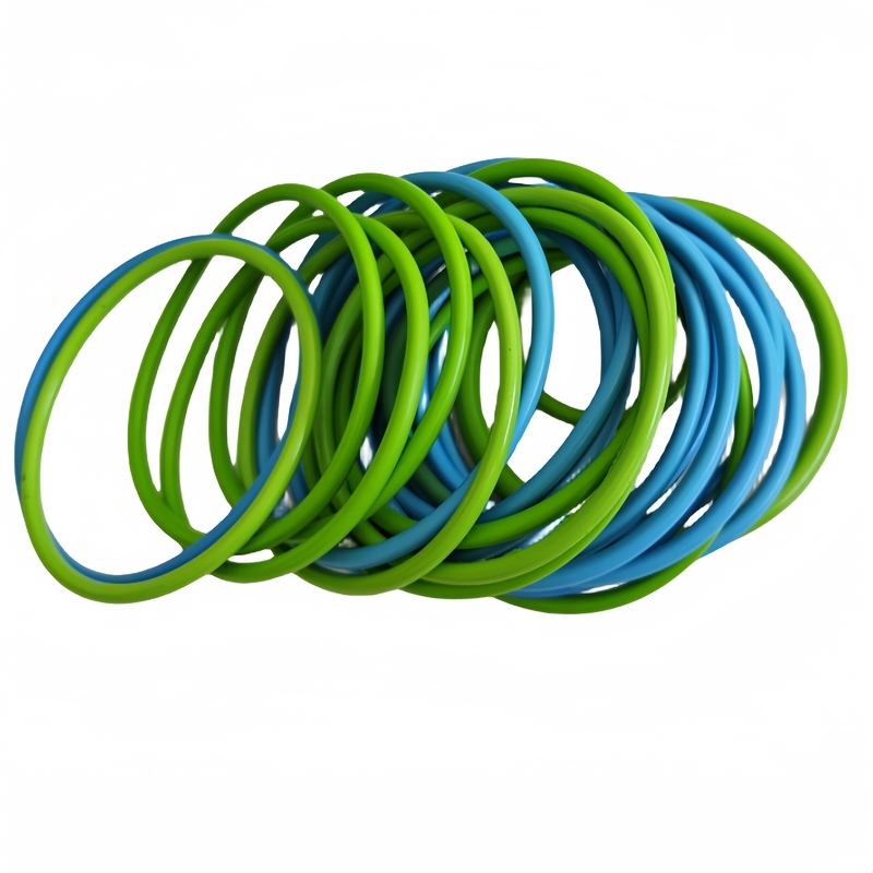 NBR EPDM FKM 30 60 90 Shore A Verde Azul Negro Rojo Colorido de caucho O Anillos para focas