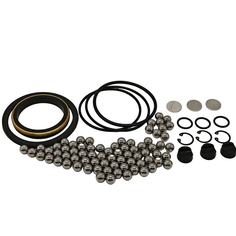 2" SMI Silenos de goma inoxidable de gran tamaño Conjuntos giratorios de reparación con lavadora de aluminio