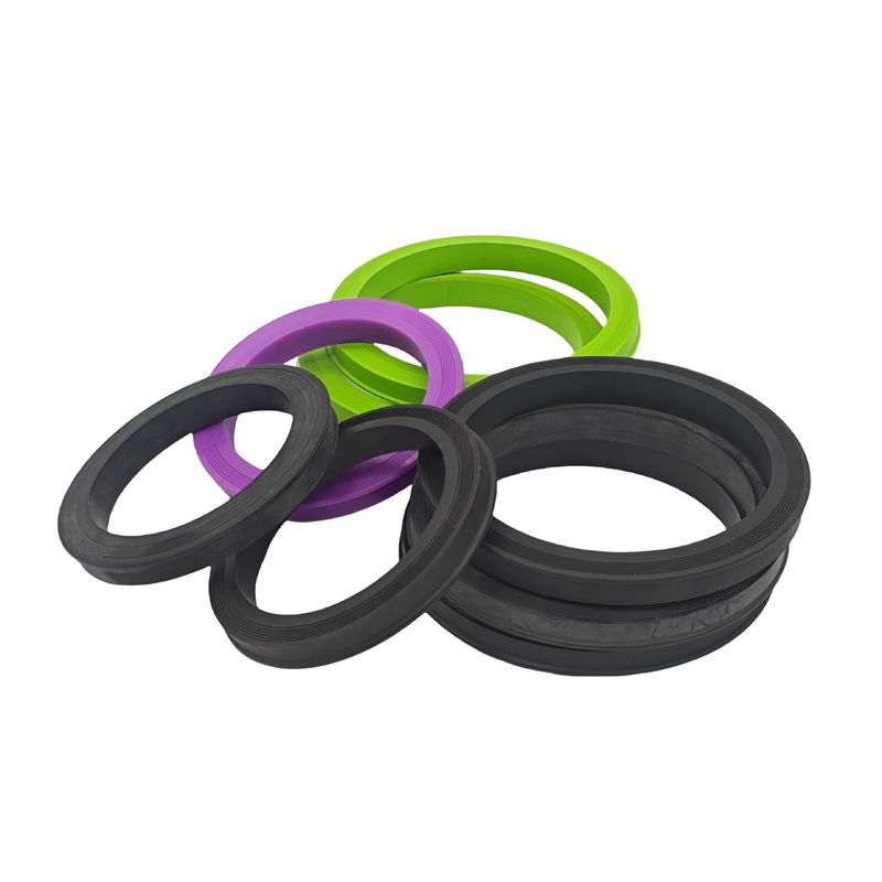 Anillos de sello de unión de caucho de resistencia química Logotipo personalizado para uso pesado e industrial