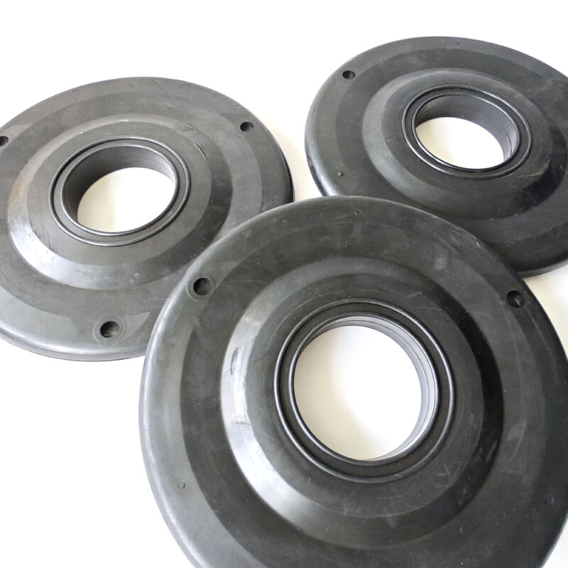 Limpia-tubos de goma industrial de 9 pulgadas, plano, NBR HNBR para tubería de petróleo y gas de 68 mm de diámetro interior