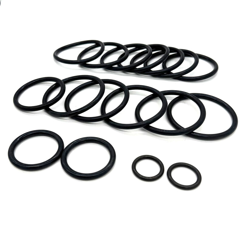 Anillos O de nitrilo resistentes al aceite con dureza 70-90 Shore A y tamaños personalizados para sellado industrial