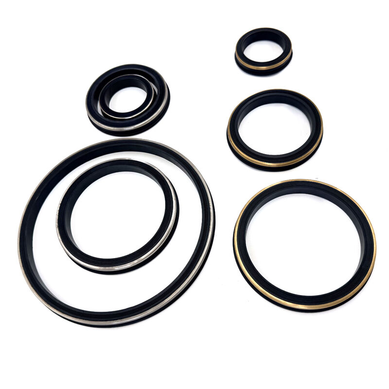 Sello de Unión de Martillo FIG 1002 de 2 pulgadas con Anillo de Respaldo de Latón - Sello de Labio de Unión de Martillo para Yacimientos Petrolíferos