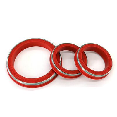 Sellos de unión de martillo estilo labio de FKM resistentes a la temperatura con anillo de acero inoxidable diseñados para entornos de H2S y CO2