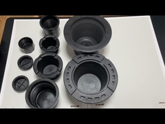 NC50 Cubierta de tornillo de trabajo pesado Hembra Hombre Negro de plástico PP Caps de protección de hilo