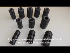 Tipo TA resistente al aceite Tubo de alambre Swabs de caucho Tazas para yacimientos petrolíferos aceptan color de tamaño personalizado